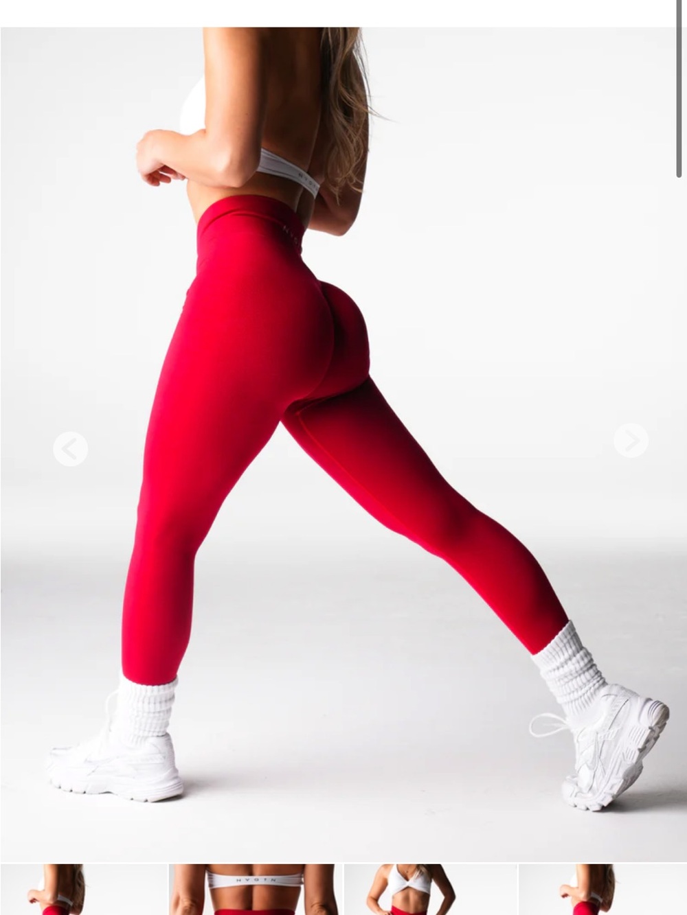 NVGTN Cherry Red Leggings